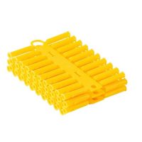 Talon Plastic Fixing Wall Plugs Yellow 8x30mm 105Pack suitable for scre 4wmm