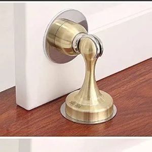 Door Wedges Indoors,stoppers for Floor, Wind-Proof Door Stopper Wall Mounted Floor Mounted Door Holder Stainless Steel Door Hardware Door Stops gold