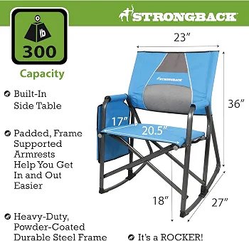 STRONGBACK Director Chair with Side Table