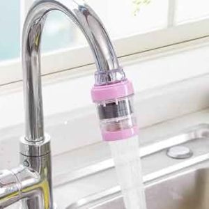 Faucet Water Purifier & Strainer | Medical Stone & Magnetization Water Softener Filter | Removes Dirt, Rust & Impurities Kitchen Sink Washbasin & Shower Tap Attachmen