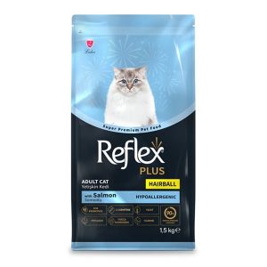 Reflex Plus Hairball Cat Dry Food With Salmon For Adults- 15 kg