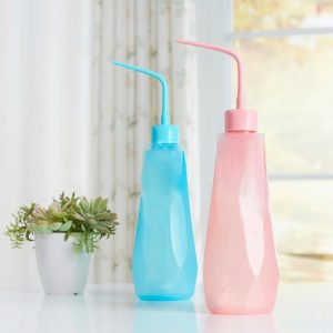 Small Watering Can 250ml - Curved Spout Watering Can for Succulents, Indoor Plants, Herbs, Seedling - Leak-Proof Squeeze Bottle