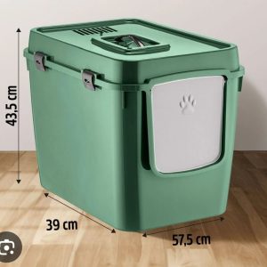Reflex cat cage and litter