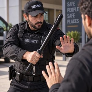 SECURITY RUBBER BATON
Handheld Safety Control Stick