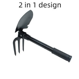 Folding Shovel with Pick & Compass 42*10cm