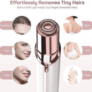 Flawless  Women's Painless Facial Hair Remover, White