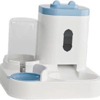 2 in 1 Automatic Pet Feeder Large Capacity Practical Cat Food Dog Water Bowl Blue | Dog Supplies | Dishes, Feeders & Fountains
27*23*27cm