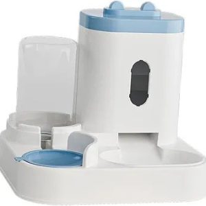 2 in 1 Automatic Pet Feeder Large Capacity Practical Cat Food Dog Water Bowl Blue | Dog Supplies | Dishes, Feeders & Fountains
27*23*27cm