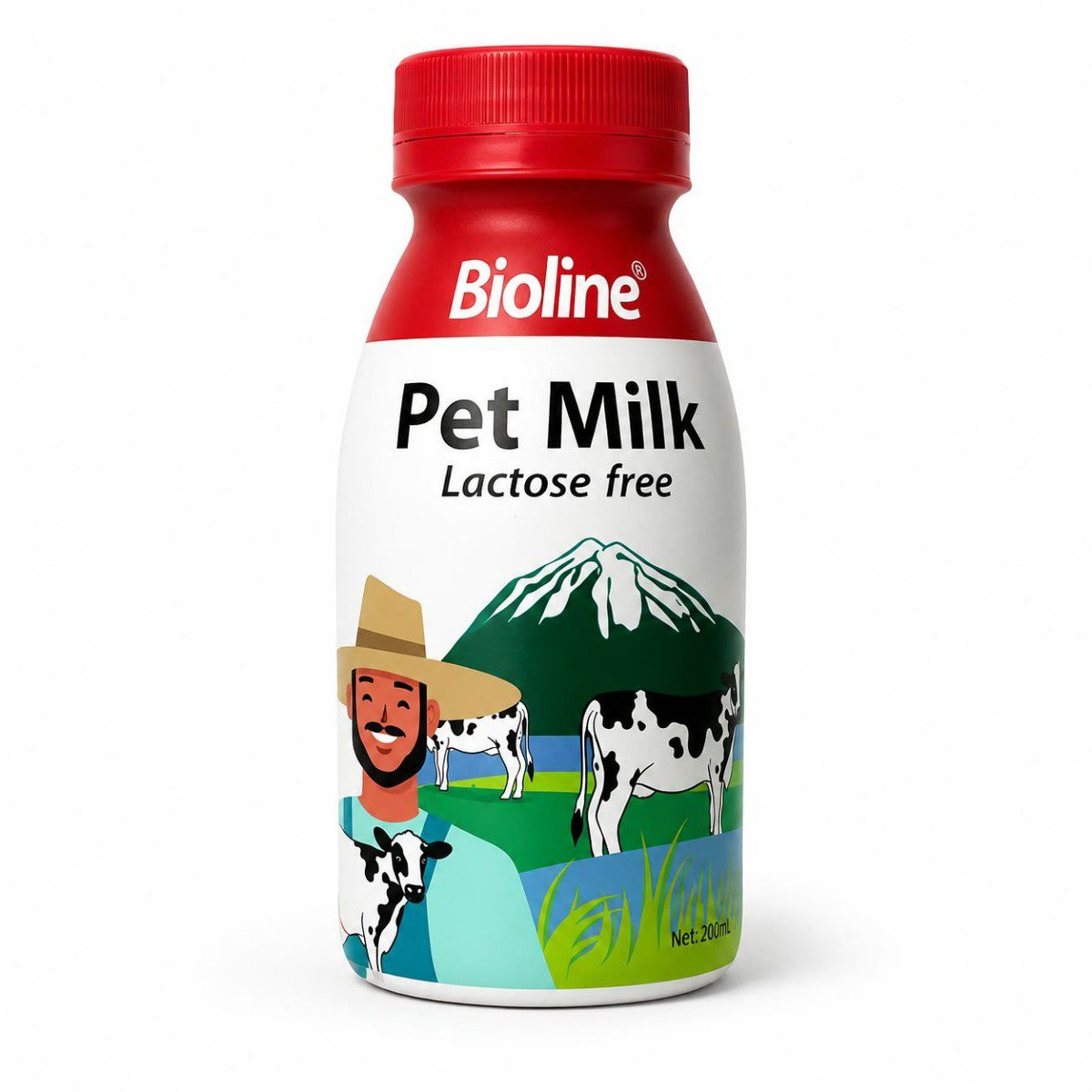 Bioline cat liquid milk lactose free 200ml