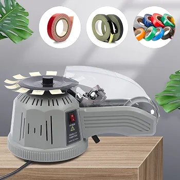 Automatic tape cutter, 3-20mm electric tape cutting dispenser machine, automatic manual rotary disc type tape dispenser, wire cutters for office
