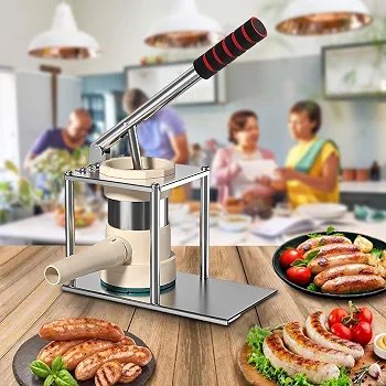 Sausage Maker Machine Manual Meat Filling Machine Stuffing Nozzle - Image 3