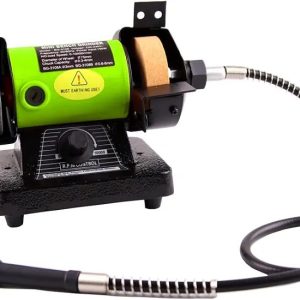 DIY 3 Inch 150W Mini Bench Multi Grinder 75 mm Electric Bench Grinder Polisher with Flexible Drive Shaft Grinding for Grinding, Polishing and Sharpening