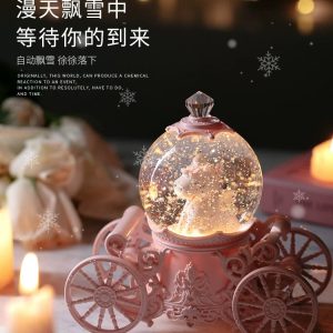 Gift water lantern3 music box with led