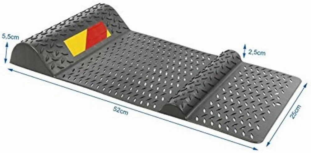 Store 2508 Parking Wheel Stopper and Positioner, 52 x 25 x 5.5 cm, Gray dark plastic