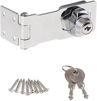 Zinc Alloy Door Entry Lock Security Bolt Anti-theft Lock Buckle 4‘’|Home & Garden | Home Improvement | Building & Hardware