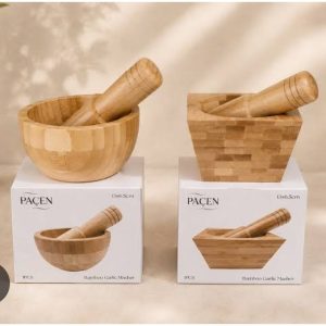 Bamboo Pestle for Efficient Grinding