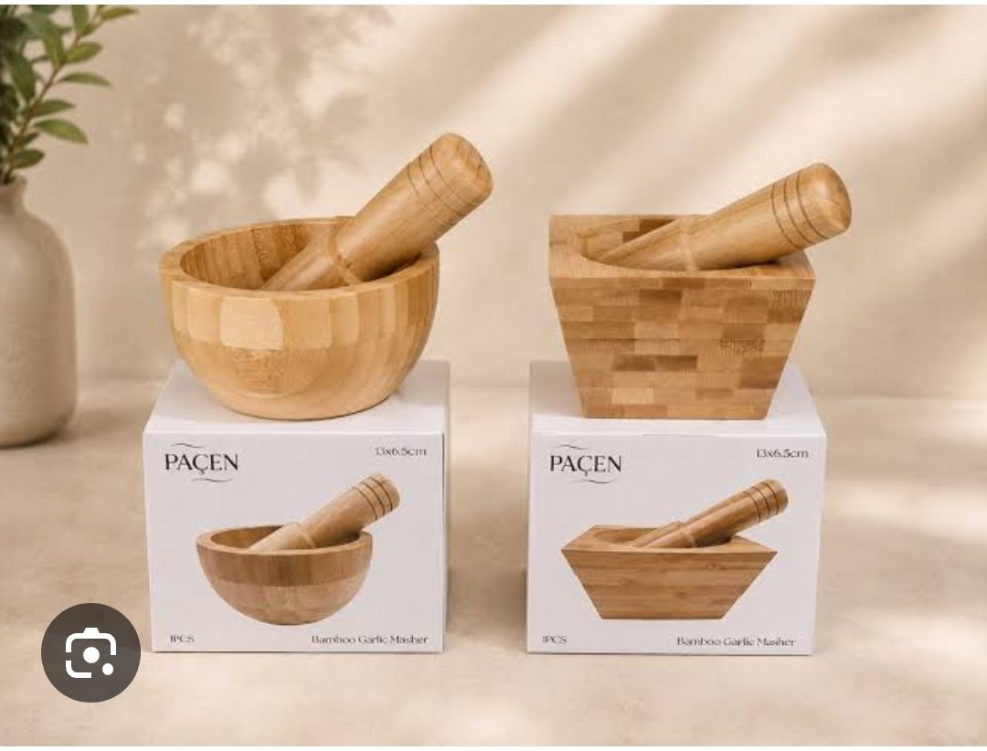 Bamboo Pestle for Efficient Grinding