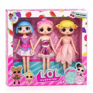FASHION DOLLS SET
LOL SURPRISE 3 DOLLS GIFT BOX