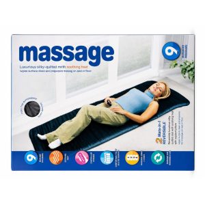 FULL BODY MASSAGE MAT HEATED REVERSIBLE MASSAGE MAT