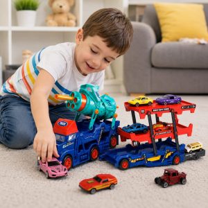 CAR CARRIER TRUCK TOY TRUCK CAR SET