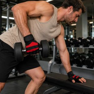 WEIGHT LIFTING GLOVES PADDED FITNESS TRAINING GLOVES