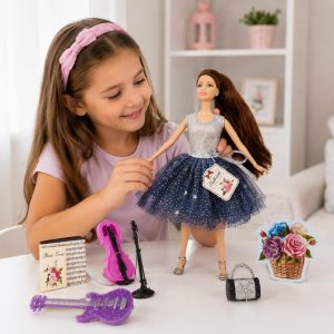 FASHION DOLL SET MUSIC ACCESSORY PLAY SET