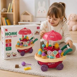 CANDY CART SET PRETEND SWEET SHOP