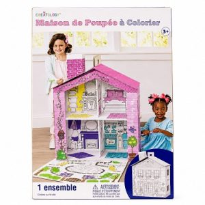 COLORING DOLLHOUSE DIY COLORING PLAYHOUSE