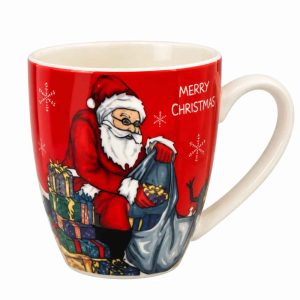 CHRISTMAS REINDEER MUG 1 PC Christmas Reindeer Snowflake Coffee Mug