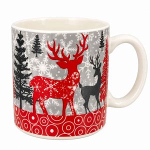 CHRISTMAS SANTA CERAMIC MUG 1 PC Santa Claus Christmas Coffee Mug